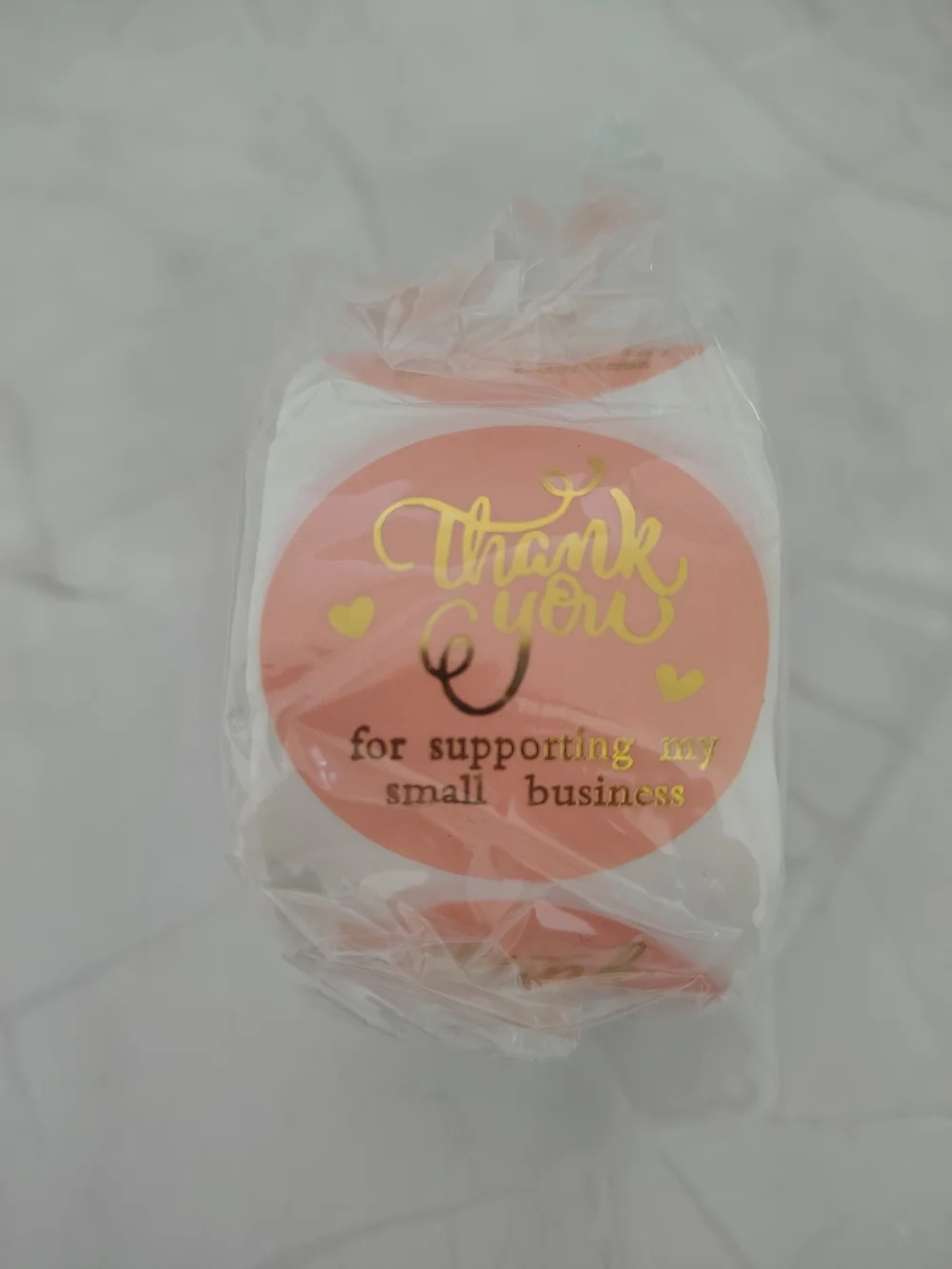 50 Thank You Cards 500 Thank You Stickers Support Small Business Cards